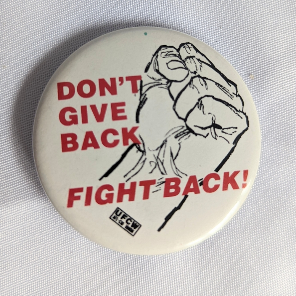 Vintage Union Power Button Pin